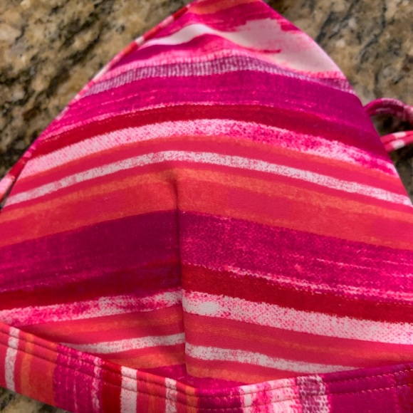 Hollister triangle pink bikini swimsuit top Small - Picture 5 of 5